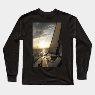 Sailing into the Sunset Long Sleeve T-Shirt